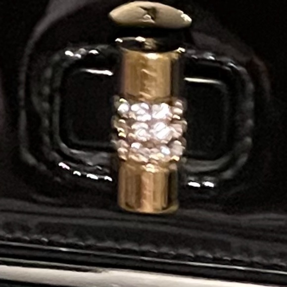 🔥Yves🔥 Saint Laurent 🔥Rive Gauche 🔥Black Patent Shoulder Bag🔥 - Picture 3 of 14